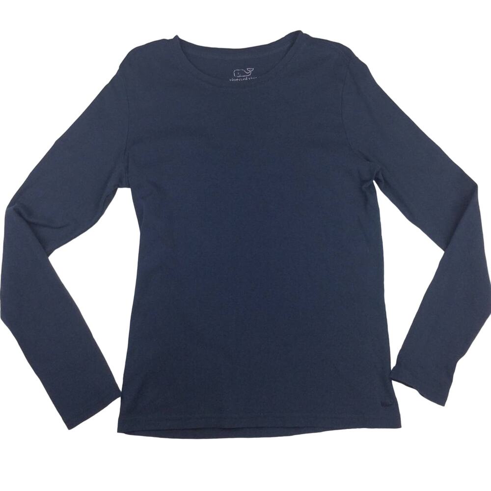 VINEYARD VINES Navy Long Sleeved T-shirt Medium